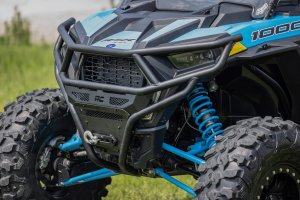 Polaris RZR XP 4 1000 High Lifter Edition Tubular Bumper - Front - Rough Country - Black Series LED | 6